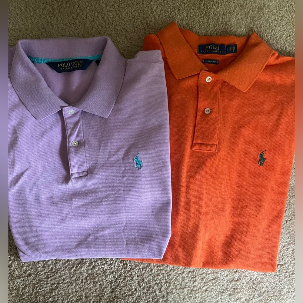 2 Mens Ralph Lauren polos